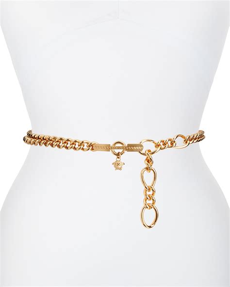 versace medusa gold chain belt|most expensive versace belt.